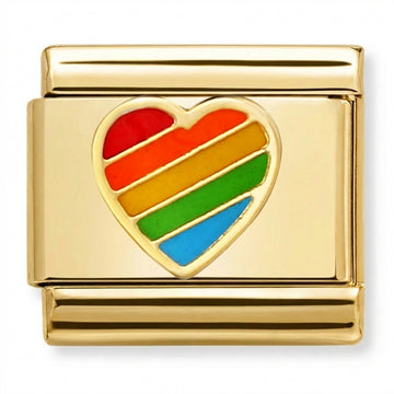 Colorful Heart Shaped Charm