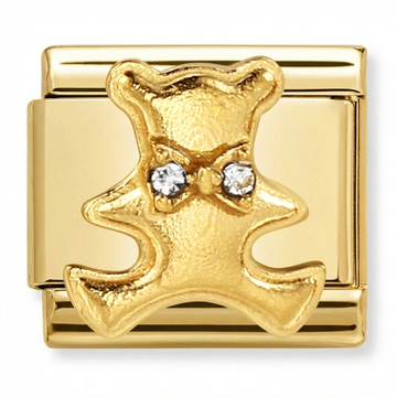 Golden Bear with Sparkling Charm