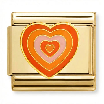 Colorful Hearts Charm