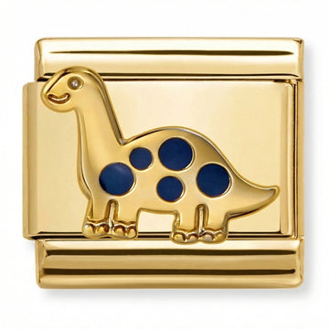Dinosaur with Blue Spots Charm