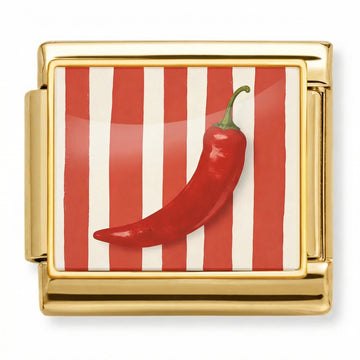 Spicy Red Chili Pepper Charm