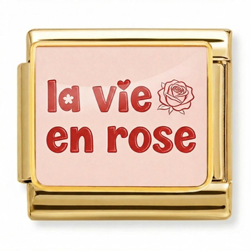 La Vie en Rose Charm