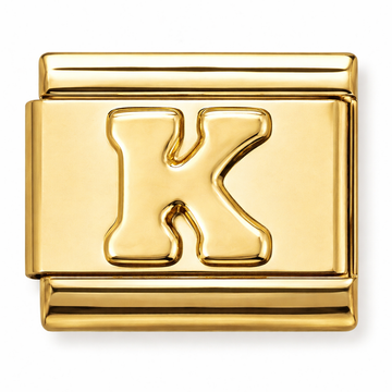 K Letter Charm