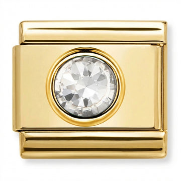 Elegant Round Crystal Charm