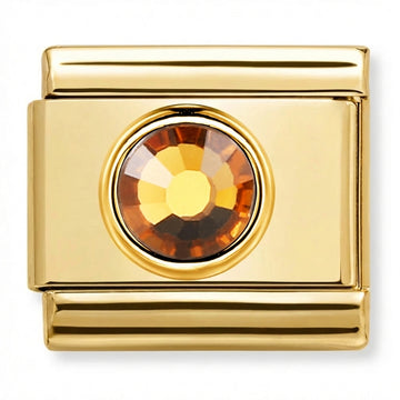 Elegant Round Gem Shine Charm