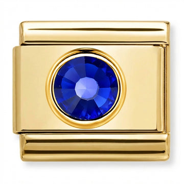 Elegant Blue Gemmed Charm