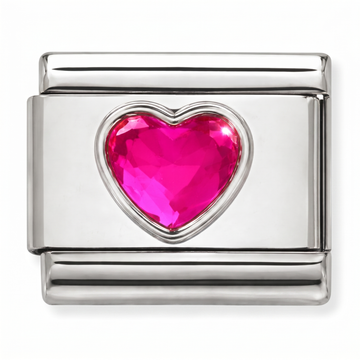 Heart of Passion Charm Silver