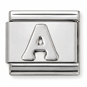 A Letter Charm Silver
