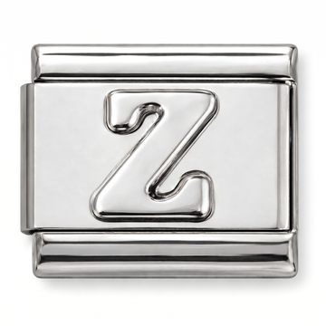 Z Letter Charm Silver