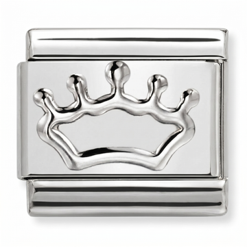 Regal Crown Charm for Elegance Charm Silver