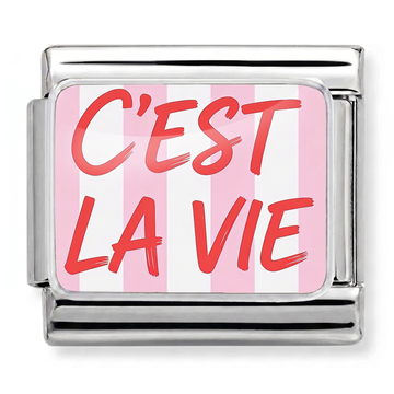 C’est La Vie Charm Silver