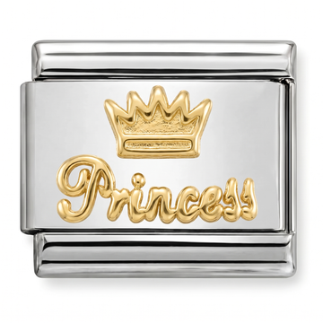Princess Crown Charm Silver